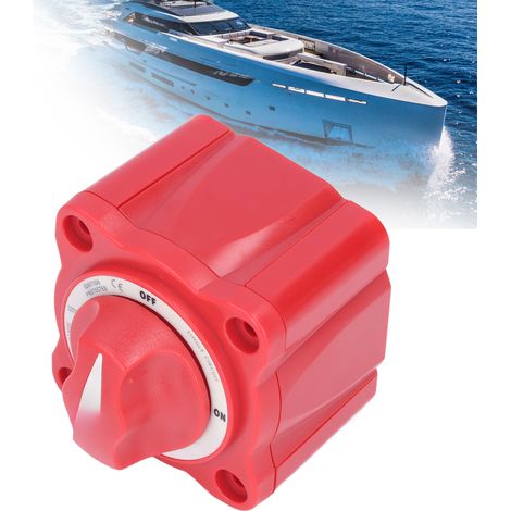 300A Batterietrennschalter, Ein/Aus, Einzelstromkreis-Isolator, IP66 wasserdicht, für Boote, Autos, Lastwagen, Anhänger und Wohnmobile. (1/5)