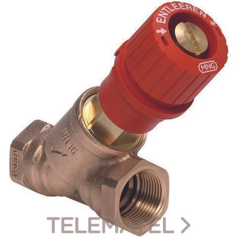 Honeywell Kombi-3-Plus válvula roja para calefacción central