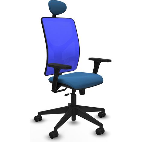 Chaise de bureau piqueras y crespo Motilla noir support lombaire ajustable (1/2)