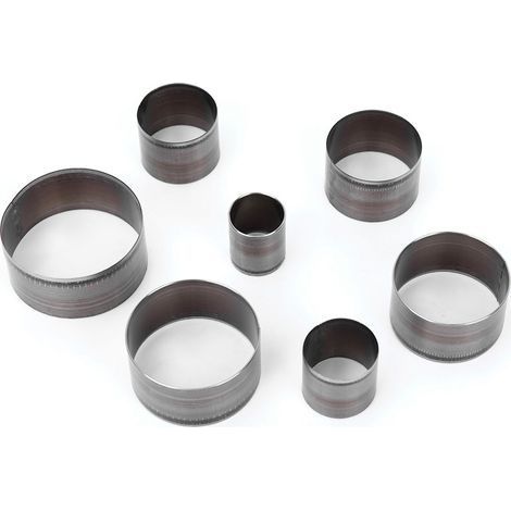 Set mit 7 runden Lederlochern für Stanzwerkzeuge (1/5)