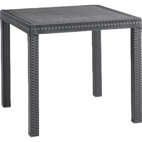 TAVOLO DALLAS cm. 80x80x74 h col. Antracite