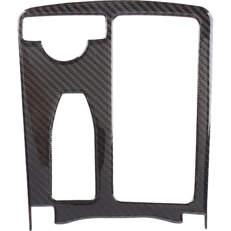 Garniture de porte-gobelet d'eau de console centrale en fibre de carbone pour W204 2005-2012 (1/4)