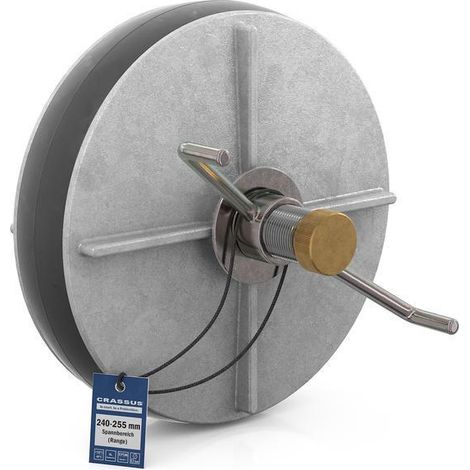 CR Schnellverschlussstopfen CSV 250 (240-255mm), 0,5 bar, L:150mm, EPDM / Al (1/3)