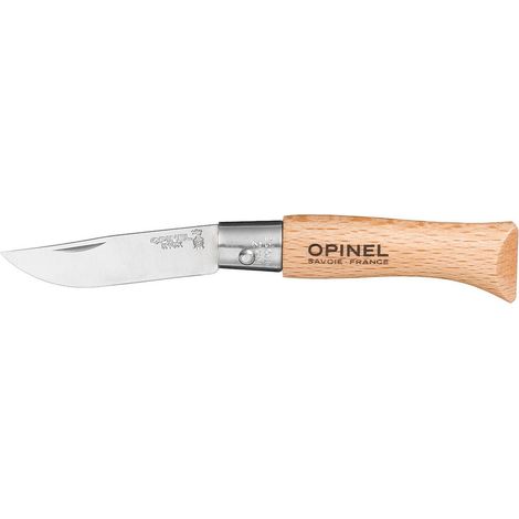 Coltello da tasca n°3, lama in acciaio inossidabile da 4 cm. Opinel