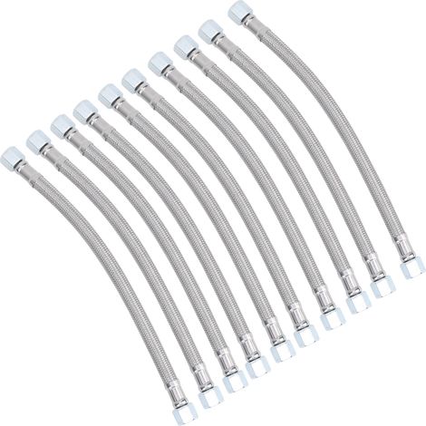 10 Stück 14 x 1,5 Innengewinde Luftkompressor-Elementschlauch Bremsgeräuscharm ölfrei Leitung 40 cm (1/5)