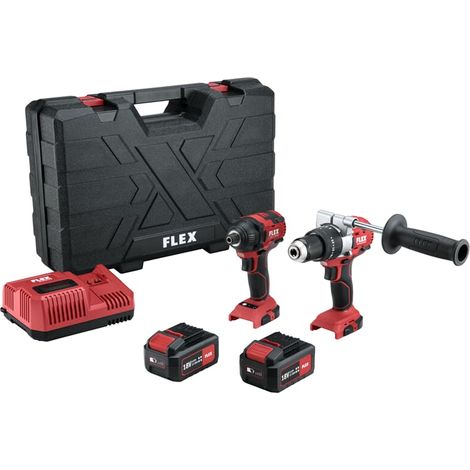 Flex Akku Twin Set PD 2G 18-ECFC ID 1/4 18-ECBC mit Akku und Ladegerät 516236 (1/5)
