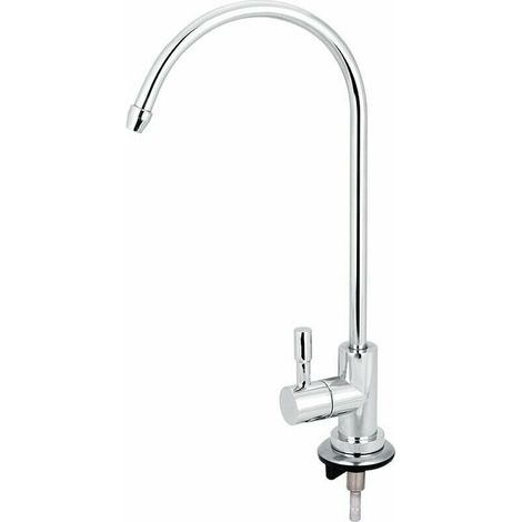 SABIR Robinet d'Évier de Cuisine 1/4'' Tactile pour Osmose Inverse - Cou d'Oie avec Filtre d'Eau Potable et Connexion Rapide (1/5)