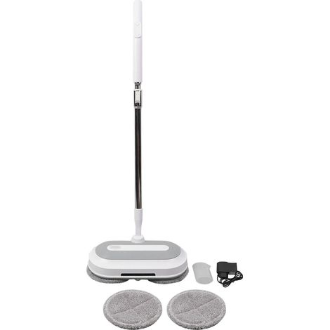 Balai électrique sans fil automatique avec pulvérisateur d'eau, phare LED, nettoyage de sol, prise UE 100‑240V, autonettoyant (1/5)