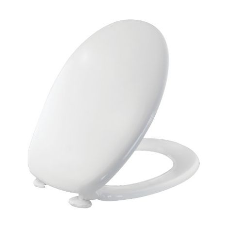 SEDILE WC SESTRIERE SANIPLAST TERMOPLASTICA BIANCO CM 37,5X45,7 coprivaso copriwater