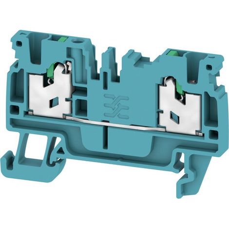 Bloc de jonction de traversée Weidmuller AS2C 2.5 BL, Enfichable, Bleu ( Prix pour Paquet de 10 )