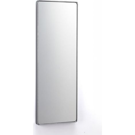 Espejo de pared rectangular de acero cromado h100 Jess Big (1/3)