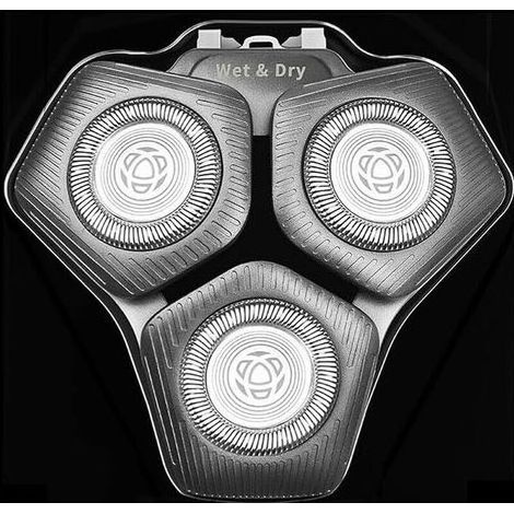 Têtes de rasage SH71/50 pour rasoirs Philips séries S5000, S7000, SH60/70 et SH71/50 (gris) (1/5)