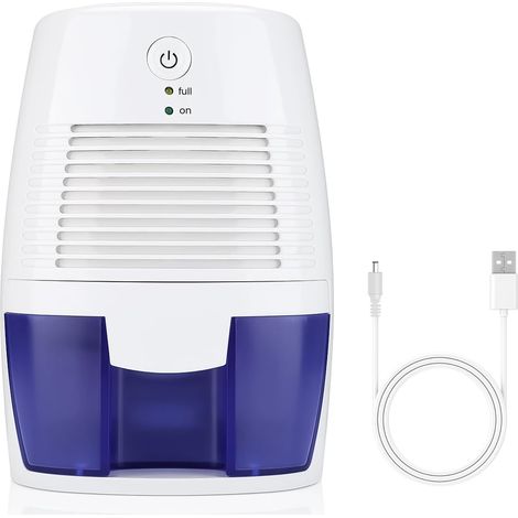 Déshumidificateur compact pour usage domestique – Petit déshumidificateur pour chambre, sèche-linge, contrôle de l'humidité (1/5)