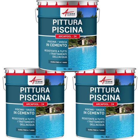 Vernici impermeabilizzanti per piscine - ARCAPOOL - 24 - 3 x 10 L Blu - ARCANE INDUSTRIES