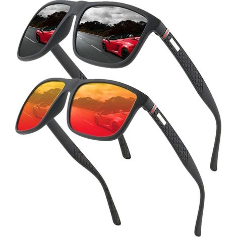Lunettes de soleil polarisées pour homme, style rétro vintage, protection UV