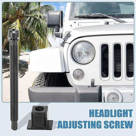 jeux de vis de réglage de phares de voiture, côté gauche ou droit, pour Jeep Wrangler YJ 1987-1995, remplace 55054844()