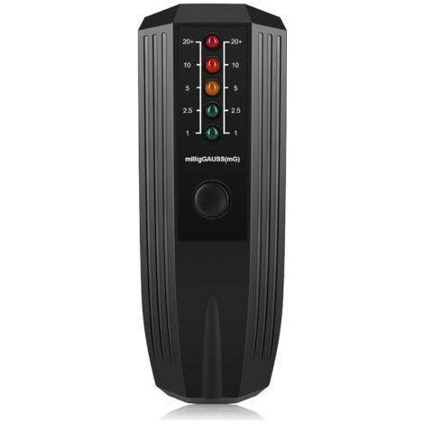 Détecteur de champ électromagnétique portable, multifonctionnel, pour usage domestique, en laboratoire ou en milieu hospitalier.-Chrom (1/5)