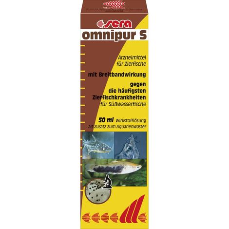 Sera Arzneimittel für Zierfische omnipur A 50 ml Heilmittel