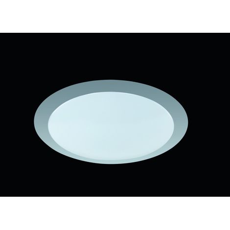 Plafoniera Moderna Led 12W Dimmerabile Gonzalo Alluminio Ø34 cm Trio Lighting