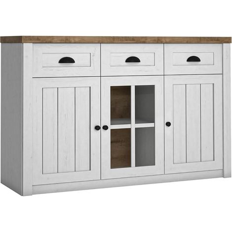 AX LIVING Kommode mit Schubladen Palmano K3S – 130 cm, Andersen Kiefer