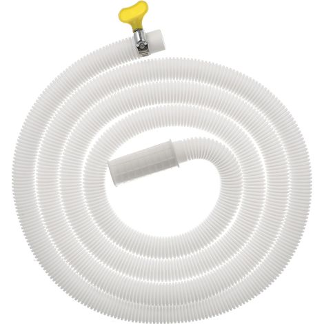 Tuyau De Vidange Deau Pour Climatiseur Portable 2 M En Polyéthylène Robuste Facile À Installer Et À Nettoyer (1/5)