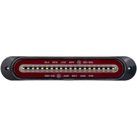 Clignotants dynamiques à LED pour voiture, 12 V-24 V, feu arrière, feu de signalisation, compatible avec bus, remorques et camping-cars (1/5)