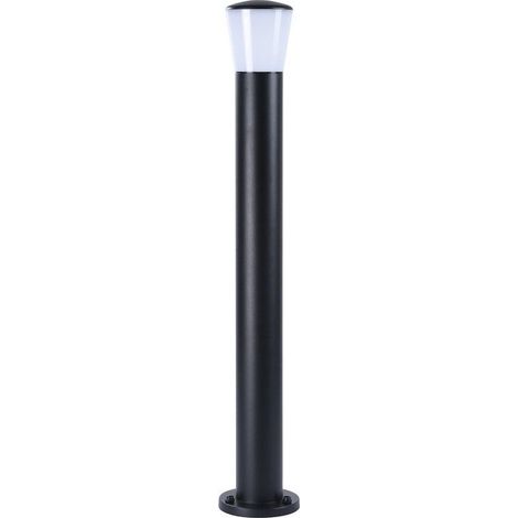 Barcelona Led – Borne extérieure 80cm – Aluminium noir – Douille E27 – IP44 étanche – Éclairage 360° pour allées et jardins