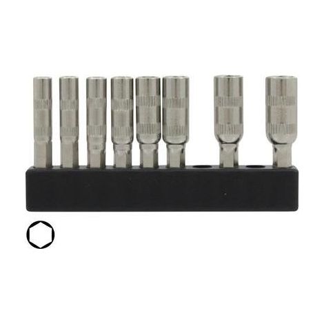 Donau Elektronik Juego de Dados 8 piezas 5/32" 6 caras 28 mm