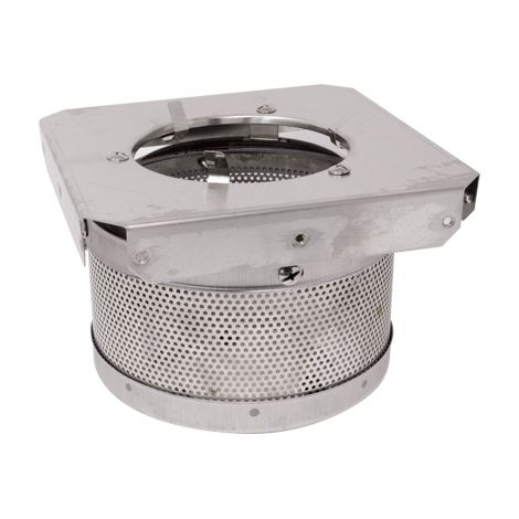 CESTELLO STUFA GAS PIRAMIDE QUADRANGOLARE DOMUS  BRUCIATORE