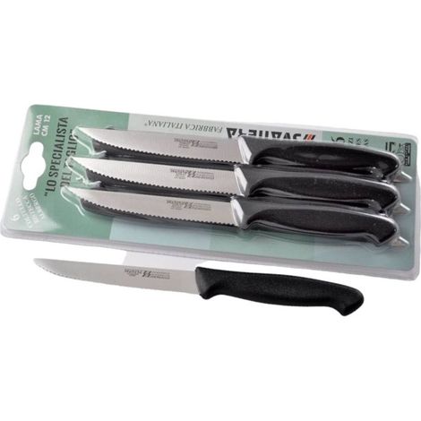 Svanera jo 6 coltello bistecca cm 12 manico nylon, tagliente e robusto