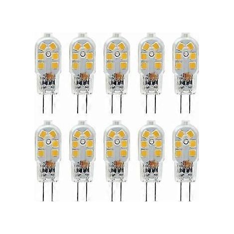Ampoule LED G4 12 V 1 W, équivalent à une ampoule halogène de 10 W, lot de 10 (1/4)