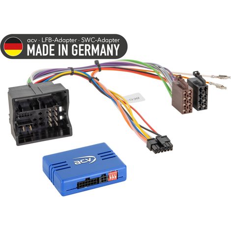 Adaptador de volante para Audi/MAN/Seat/Skoda/VW y varios vehículos, 52 pines Quadlock