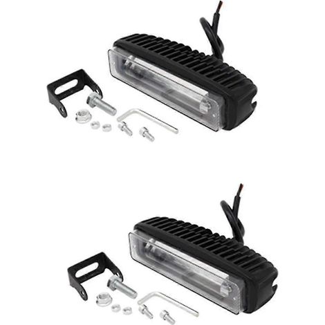 Set aus 4 x 30W 4-Zoll-LED-Lichtleisten für Gabelstapler, LKW und explosionsgefährdete Bereiche in Lagerhallen.