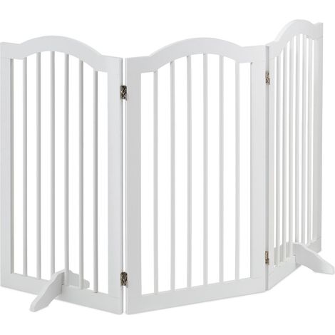 Puerta de seguridad blanca de 92 cm