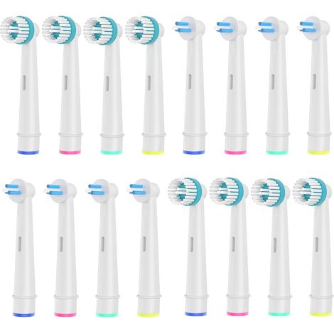 8 Brossettes Interspace et 8 Brossettes Ortho Care Essentials, Brossette de Rechange Compatibles avec les Oral-B Brosse a Dent Electrique. (1/5)