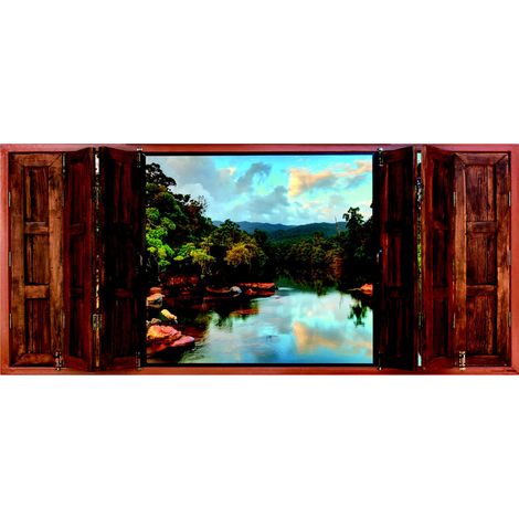 Poster Thème Window Nature - 202 x 90 cm (1/3)