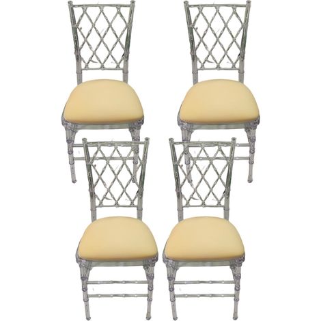 Lot de 4 housses de chaise extensibles en spandex pour salle à manger et cuisine. Housses de coussin extensibles pour chaises rondes et carrées. (1/5)