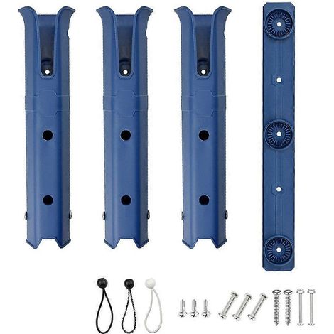 Angelrutenhalter, Halterungen für Spinnruten, für Boot, Kajak, Yacht, blau (1/5)