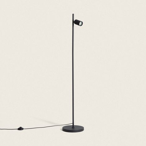 Lampada da Terra Metallo Aritz Nero
