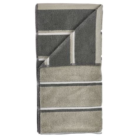 Zone Denmark - Sauna Towel 100x50 cm - Eucalyptus, Olive Green, Soft Grey