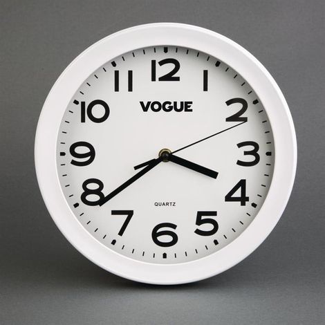 Horloge de Cuisine Blanche 240 mm - Vogue (1/5)