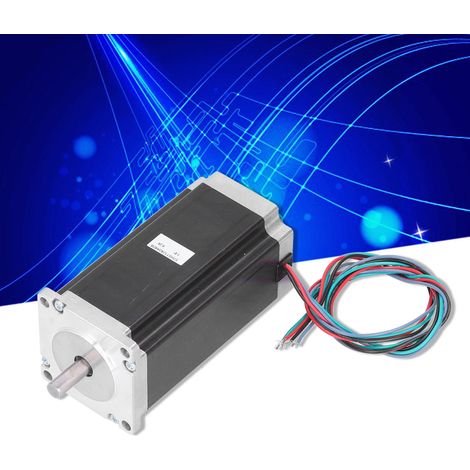 Moteur pas à pas 57, 4,2 A, 3 Nm, longueur 112 mm, axe 8 mm, pour fraiseuse CNC 57HS11242A4D8 à un seul axe. (1/5)