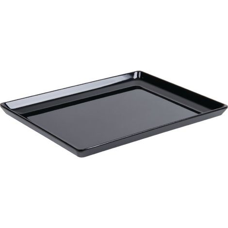 Plateau en mélamine APS Float noir GN 1/1 (1/2)