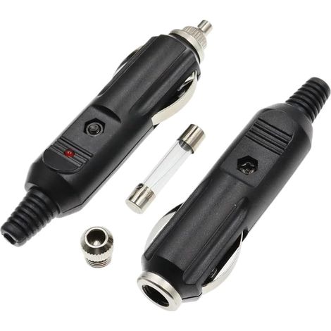 Allume-cigare de voiture, prise allume-cigare éclairée en bakélite, chargeur allume-cigare de voiture (1/5)