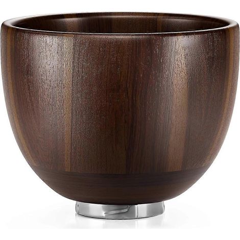 Bol mélangeur en bois - pour KitchenAid 4,5 et 5 QT, support en bois d'acacia pour robot pâtissier, modèles à tête inclinable (1/5)