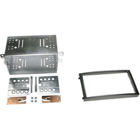 Kit Facade autoradio 2DIN compatible avec Ssangyong Rexton II ap06 Noir