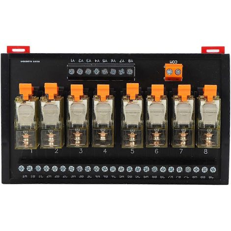 SPS-Steuerplatinenmodul, 8-Wege, 1 offener, 1 geschlossener Zwischenrelais, AC 250 V