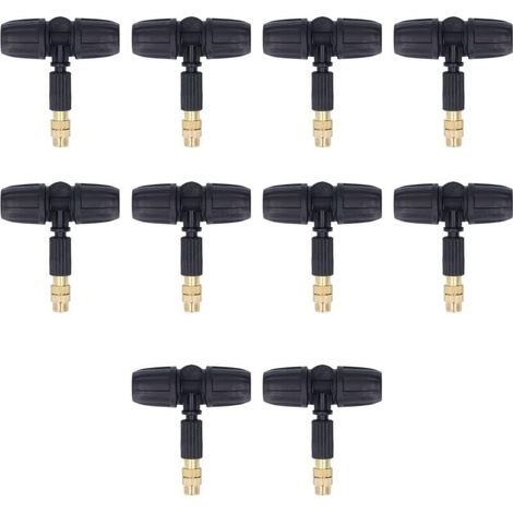 10 buses de pulvérisation en cuivre réglables de 8/11 mm pour le jardinage, avec raccords en T pour capillaire de 8/11 mm. (1/5)