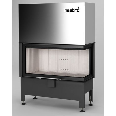 Estufa de leña de esquina Heatro 81L/PH- 97cm - Ángulo: Derecho