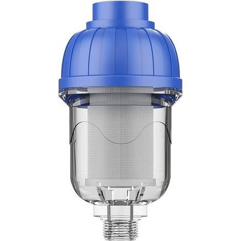 Filtre Calcaire Douche, Adoucisseur D'eau Anti Calcaire, Filtre Douche avec Tamis en Acier Inoxydable, Diltre à Eau pour Chauffe-eau, Douches, Machines à Laver, Robinets (1/4)